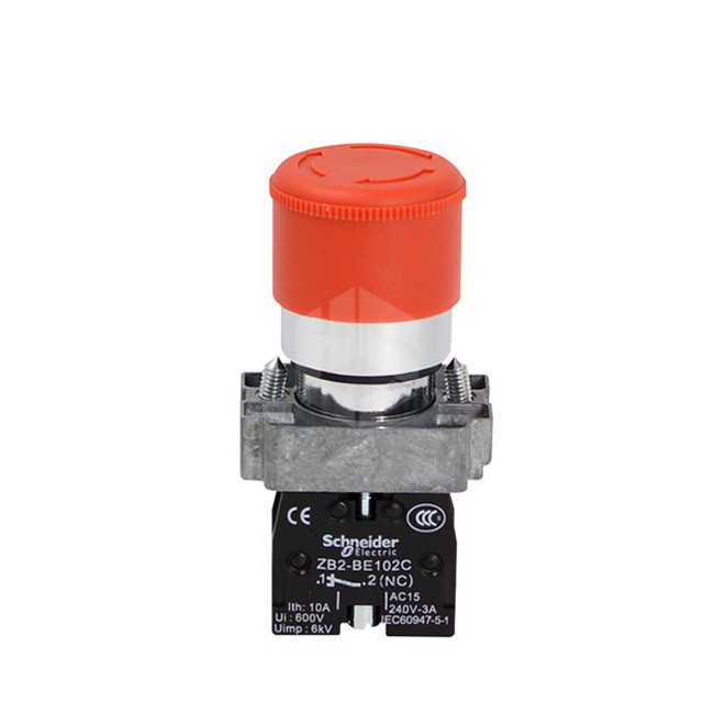 Schneider Emergency Stop Button ZB2-BE102C