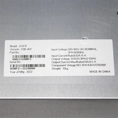 OTIS Elevator Inverter OVFR03B-402 KAA21310ABF2