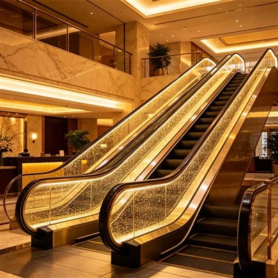 Escalator Factory Direct Sales Shopping Mall Subway Supermarket Escalator Bidirectional Lift Escalator