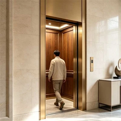 Home Elevator, Interior And Exterior Light, Duplex Loft, Simple Three-, Four-, Five-, Six-story Small Villa Self-built House Elevator