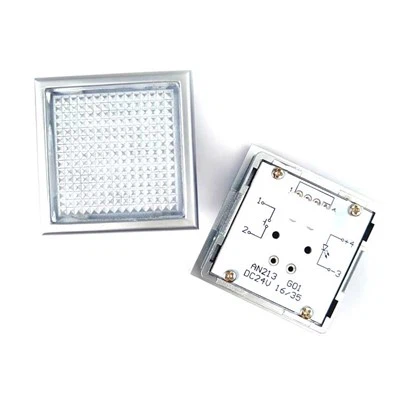 ThyssenKrupp Elevator Car Emergency Lighting Push-button Type Light AN213G01 DC24V Square Light